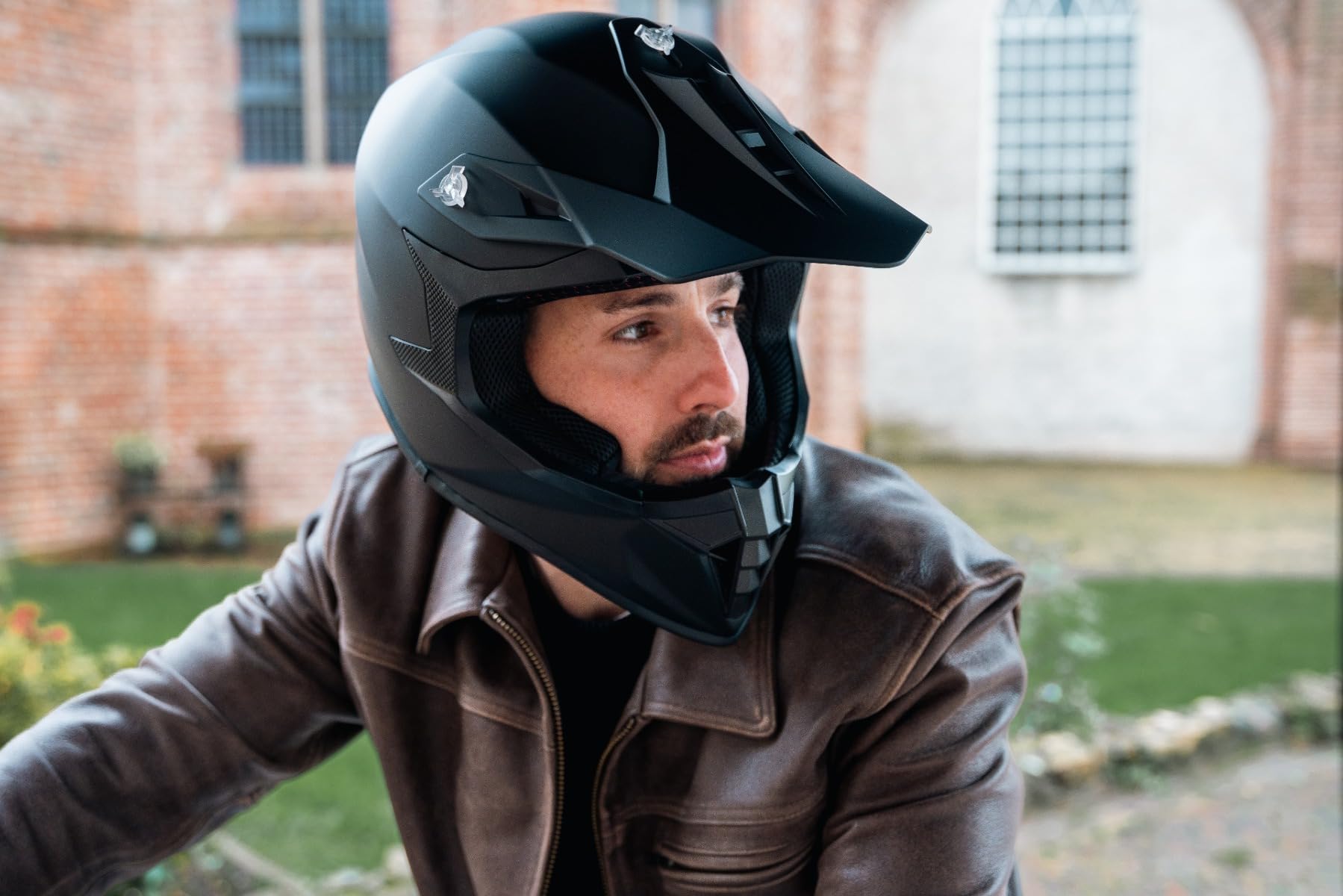 VINZ Luis Motocross Helm | Motorradhelm ECE 22.06 | Crosshelm für Damen & Herren | Downhill / Full-Face BMX MTB | In Gr. XS-XXL