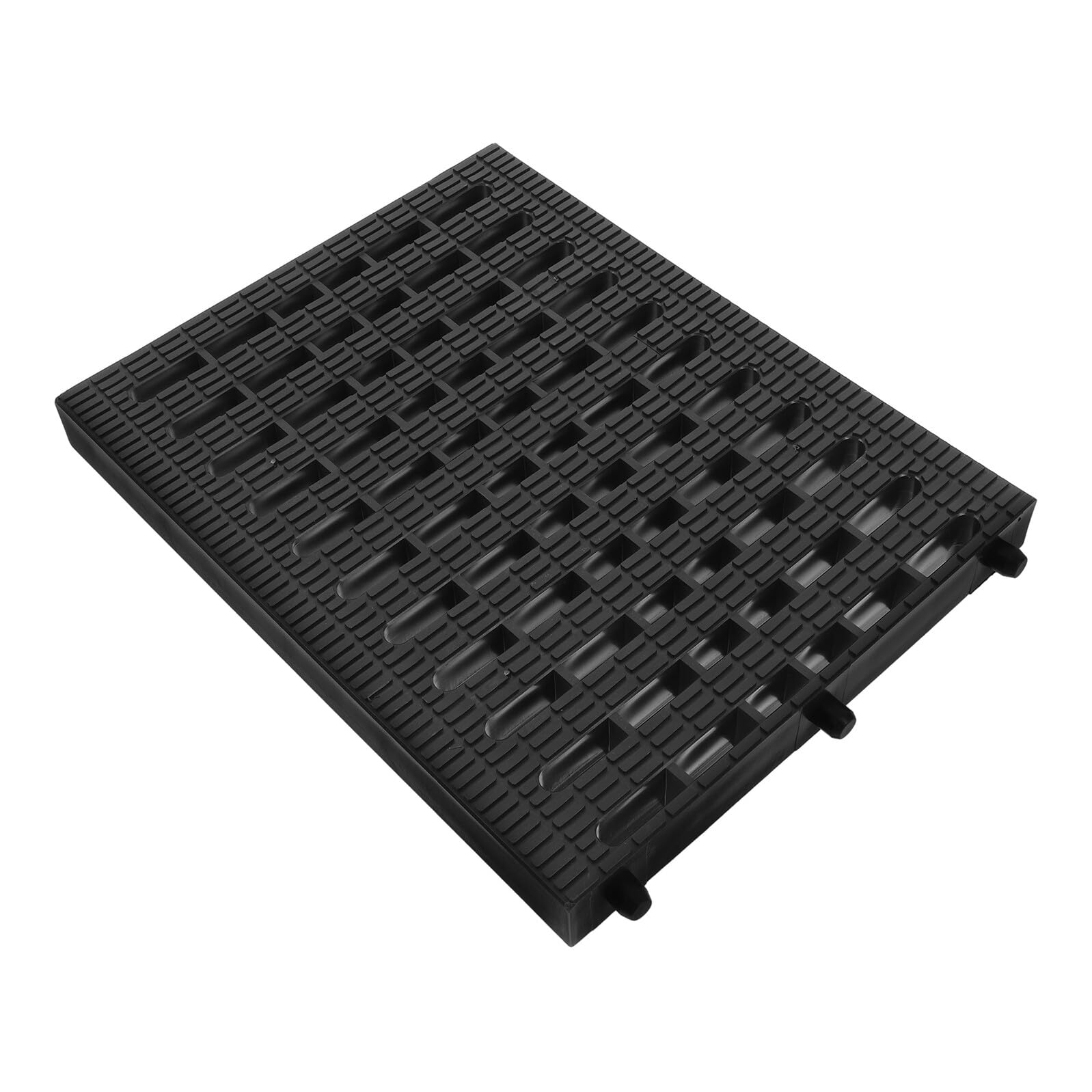 Grille d'évacuation de gouttière plastique noir Yardenfun protecteur drain extérieur sol