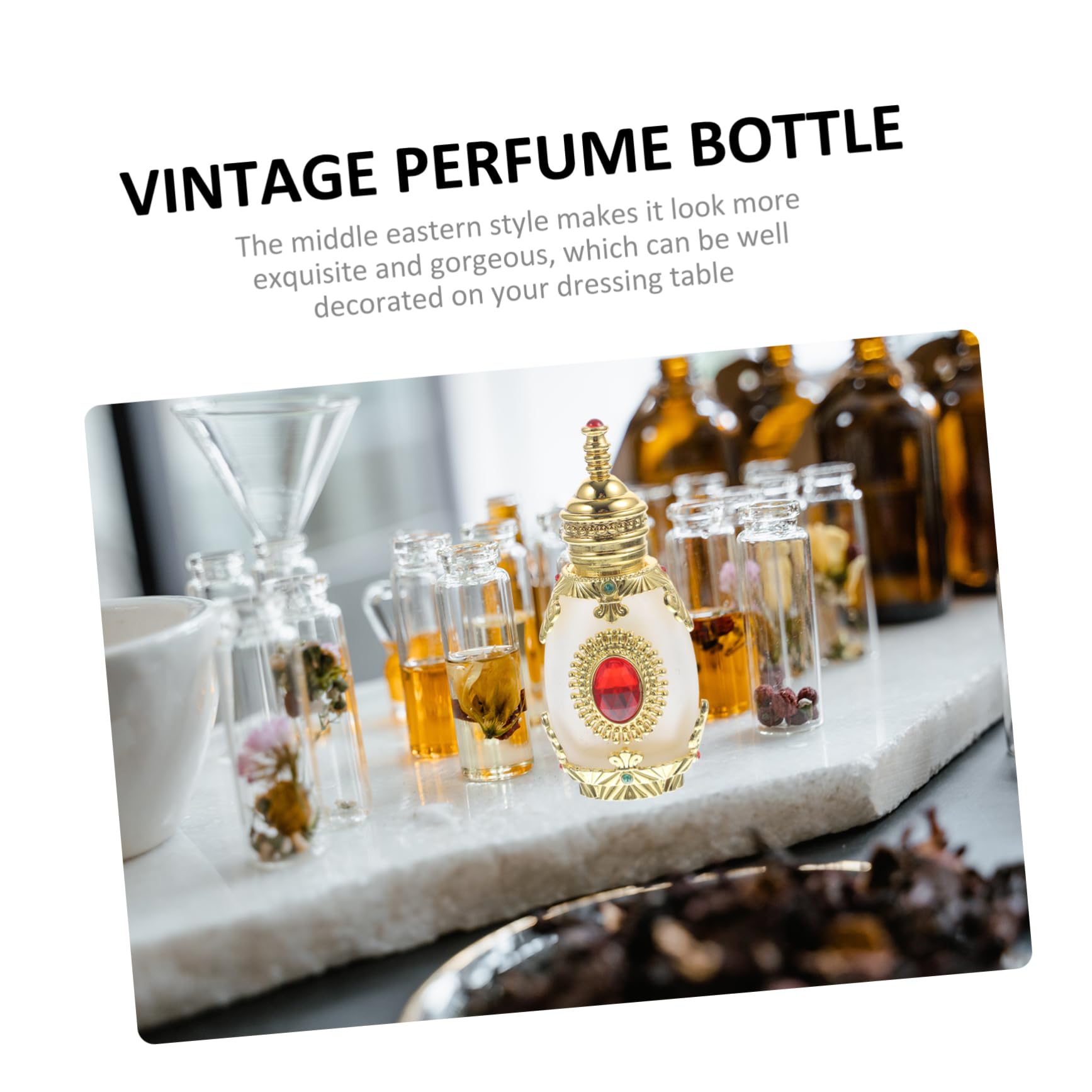 Housoutil 3pezzi Vintage Per Profumi Ricaricabile Per Design Per Per Regali Speciali e Festive