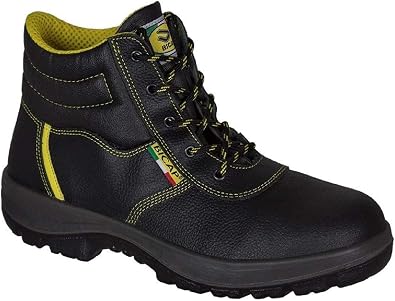 BICAP Zapato de trabajo (L2409/2B S3 SRC) de piel con puntera de acero y  suela