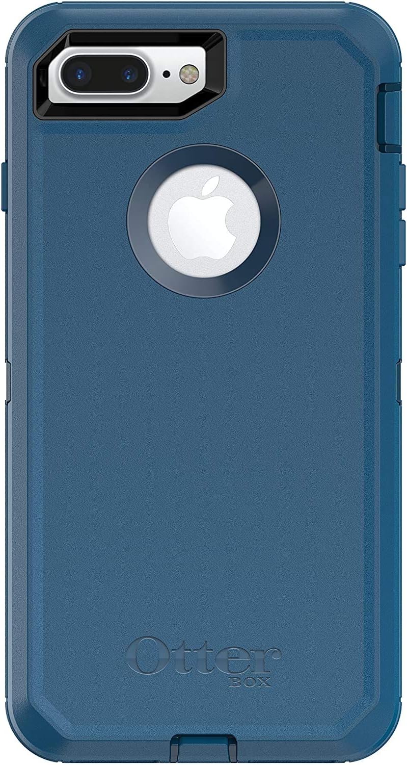 OtterBox DEFENDER SERIES Case for iPhone 8 PLUS & iPhone 7 PLUS (ONLY) - Retail Packaging - BESPOKE WAY (BLAZER BLUE/STORMY SEAS BLUE)