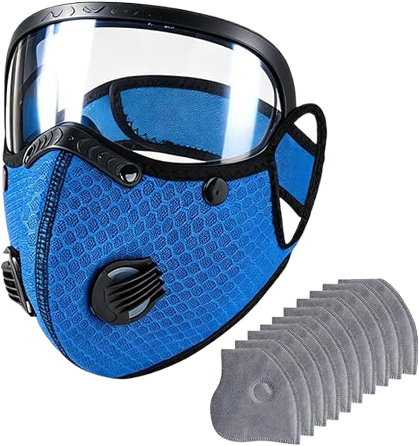 Dust Face Covering, Breathable Anti-Fog UV Maskq, Filter Reusable 1piece