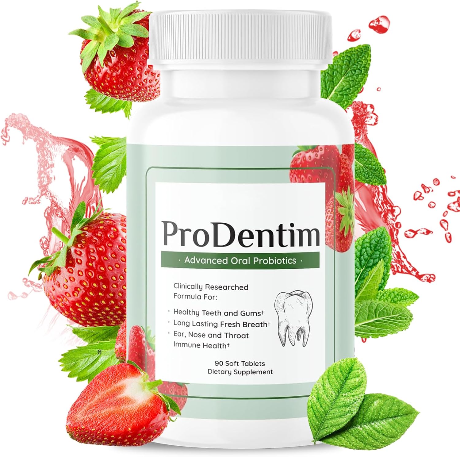 Prodentim for Gums and Teeth - 3.5B Advanced Oral Probiotics, 90 Tablets