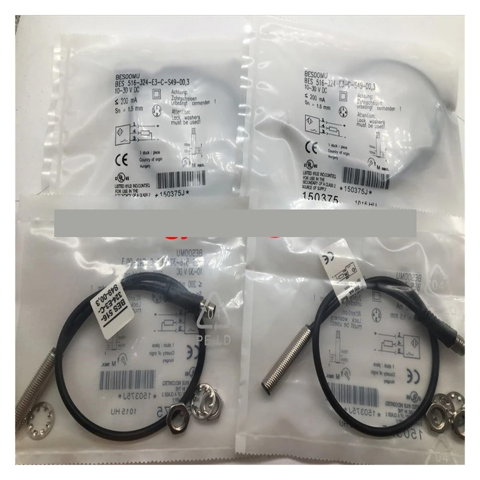 EWHBGSJOP 1pcs sensor BHS002W BES516-300-S249-NEX-S4-D proximity switch