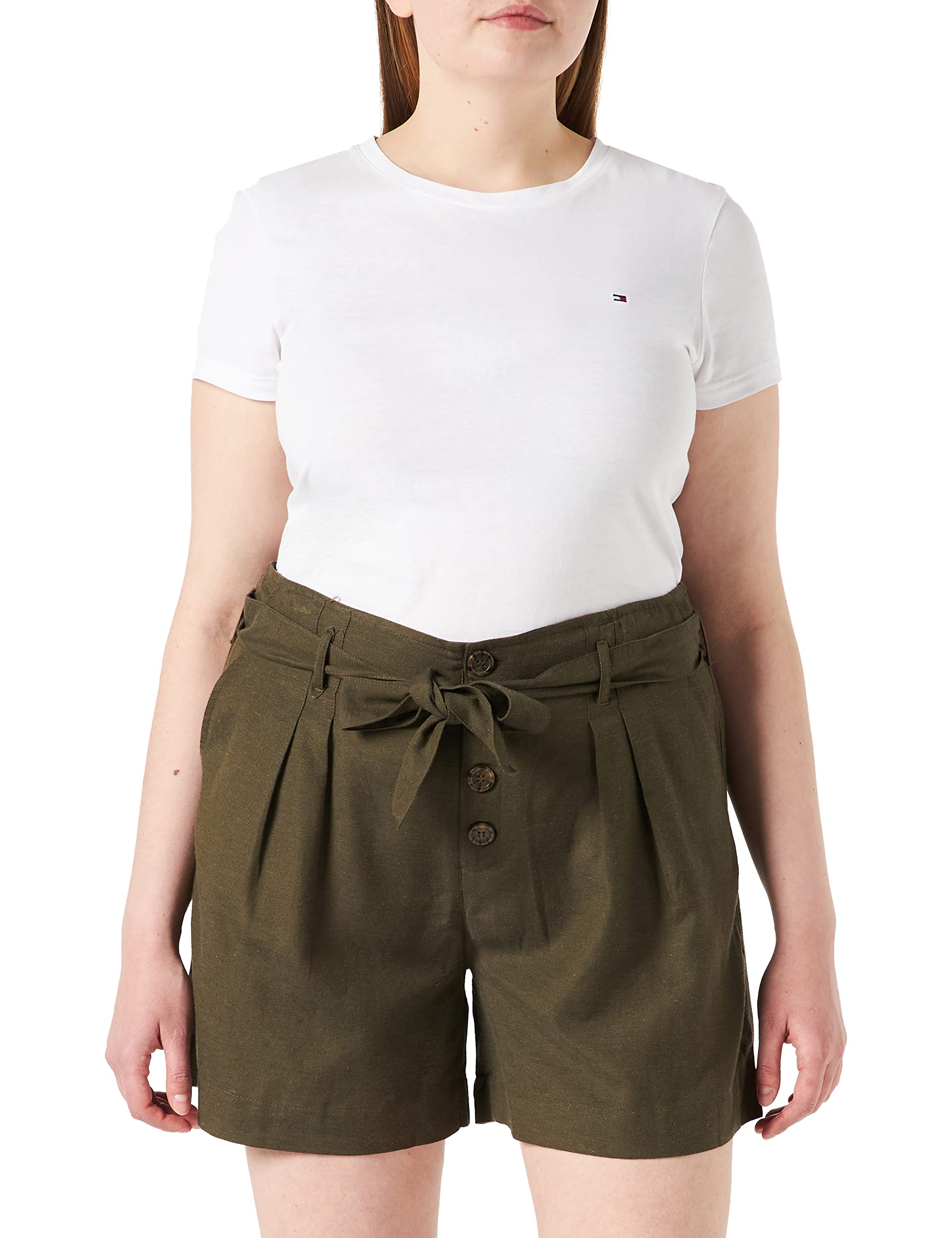 ONLY Pantalones Cortos Onlviva Life HW Belt Pnt Noos Short para Mujer
