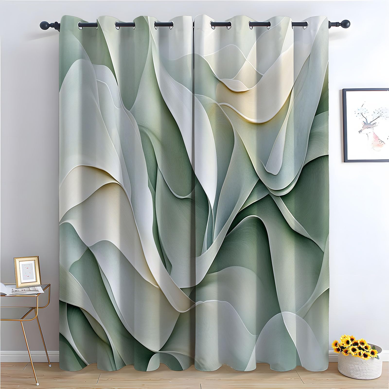 Rideau occultant thermique pour couper le froid des fenetres de chambre