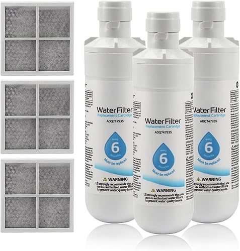 LG LT1000P Refrigerator Water Filter and Air Filter