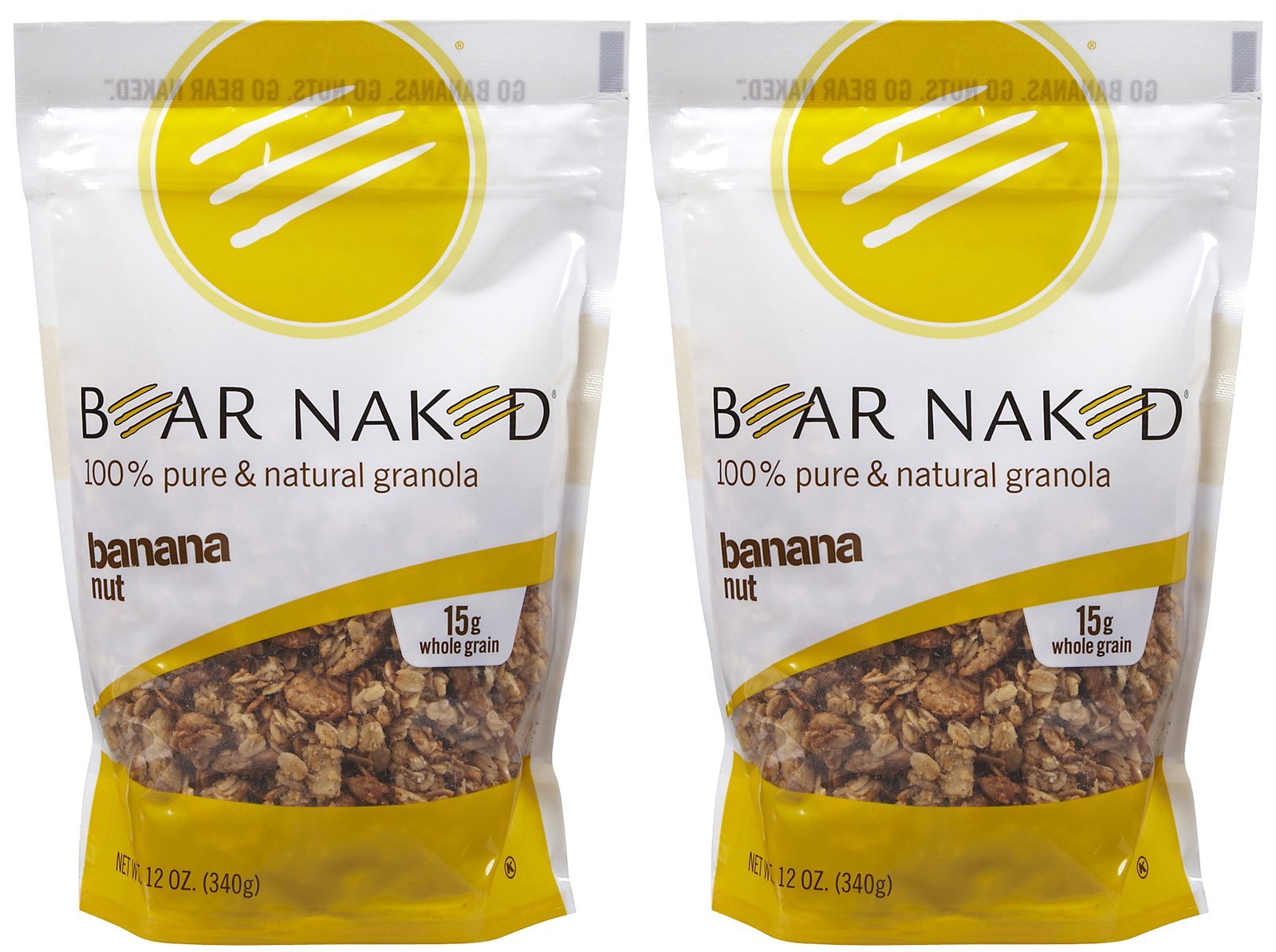 Bear Naked 100% Natural Granola - Banana Nut - 12 oz - 2 pk