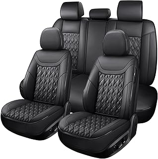 Seat Covers,Car Seat Covers Full Set, Car Seat Covers Front Seats Back Seat Cover,Faux