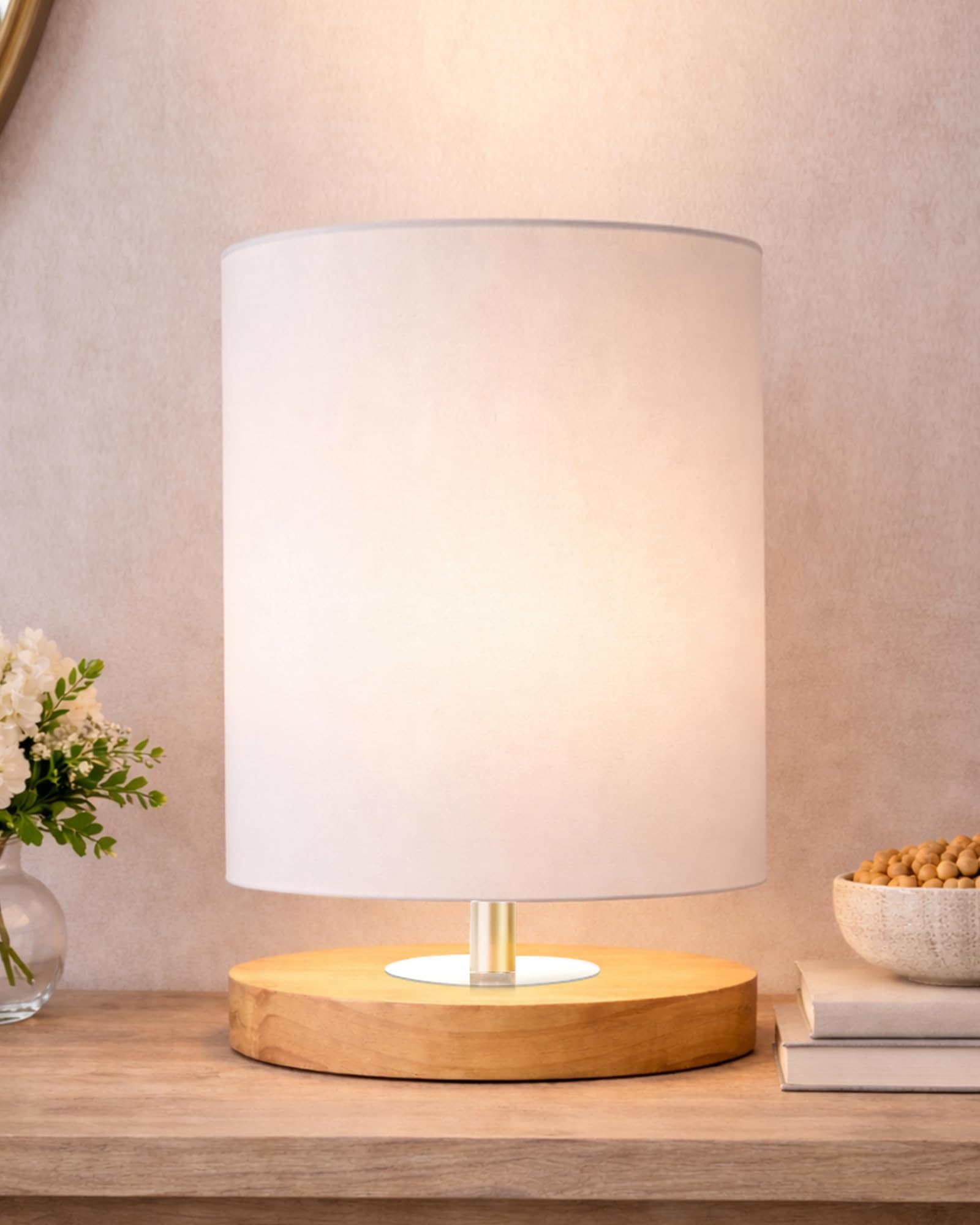 Homesake Pine Table Lamp - Indian Art Shade -13