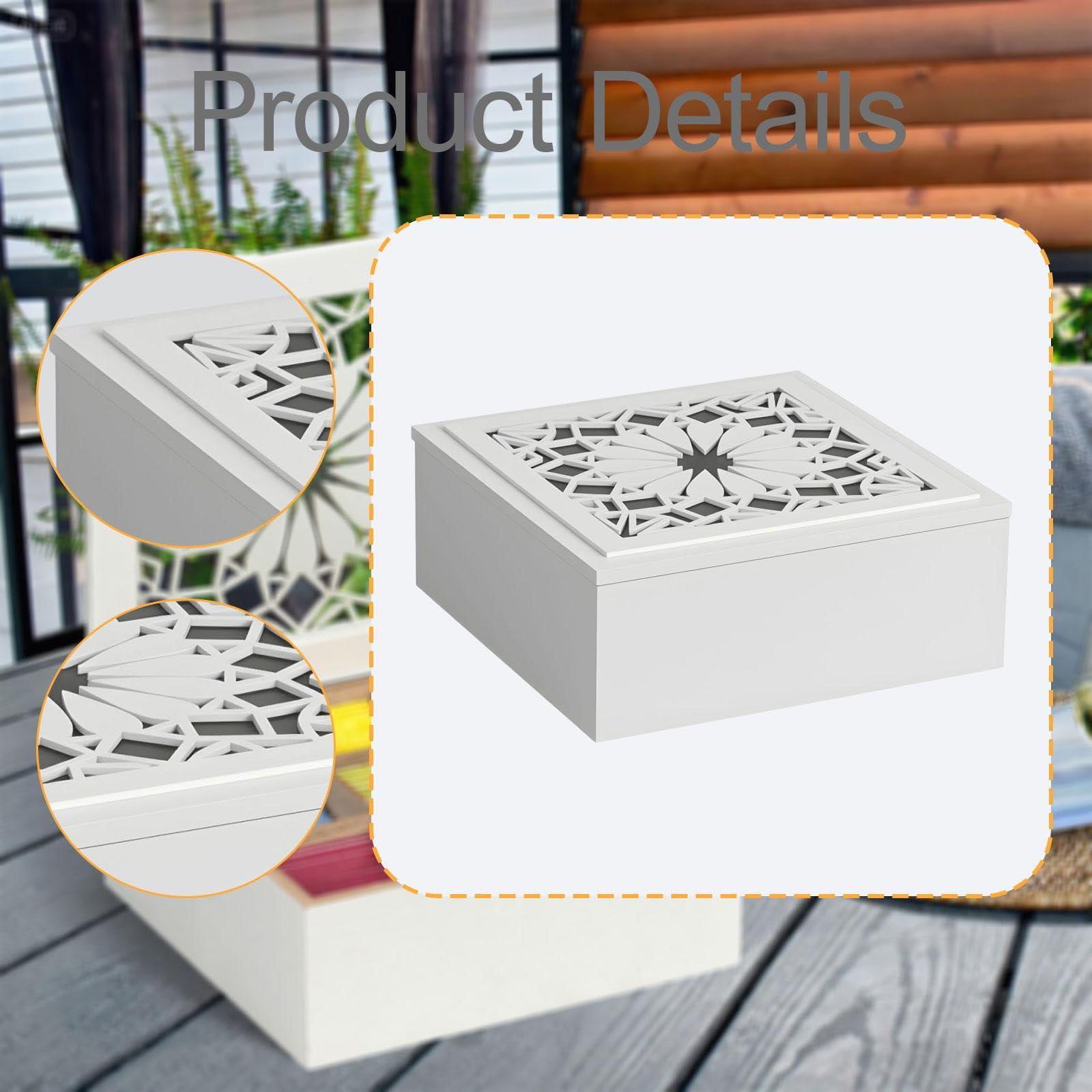 Professioneller Tee Organizer Für Küche | robust, 9 separate Fächer, klare Sicht, einfache Entnahme