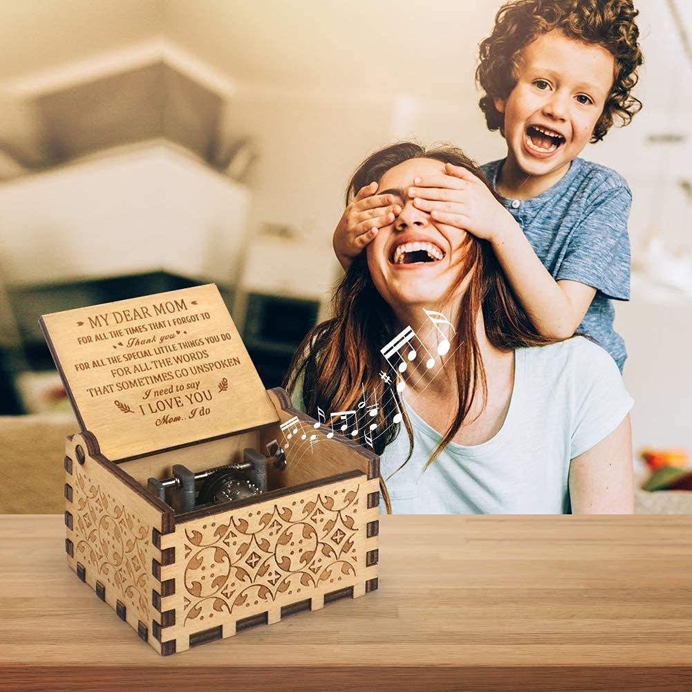 Mother's Day Music Box Mom Daughter Music Box Gift Wind-Up