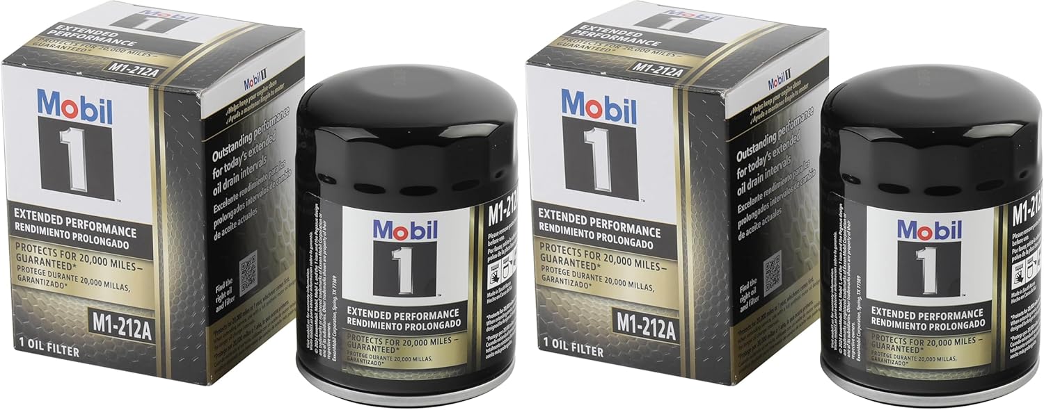 Mobil 1 M1-212A Extended Performance Oil Filter, 2 Pack