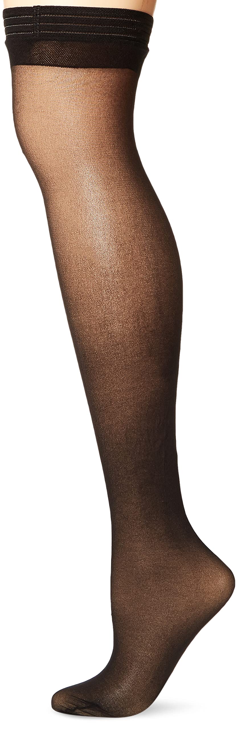 Berkshire womens All Day Sheer Thigh Highs - Invisible Toe Pantyhose