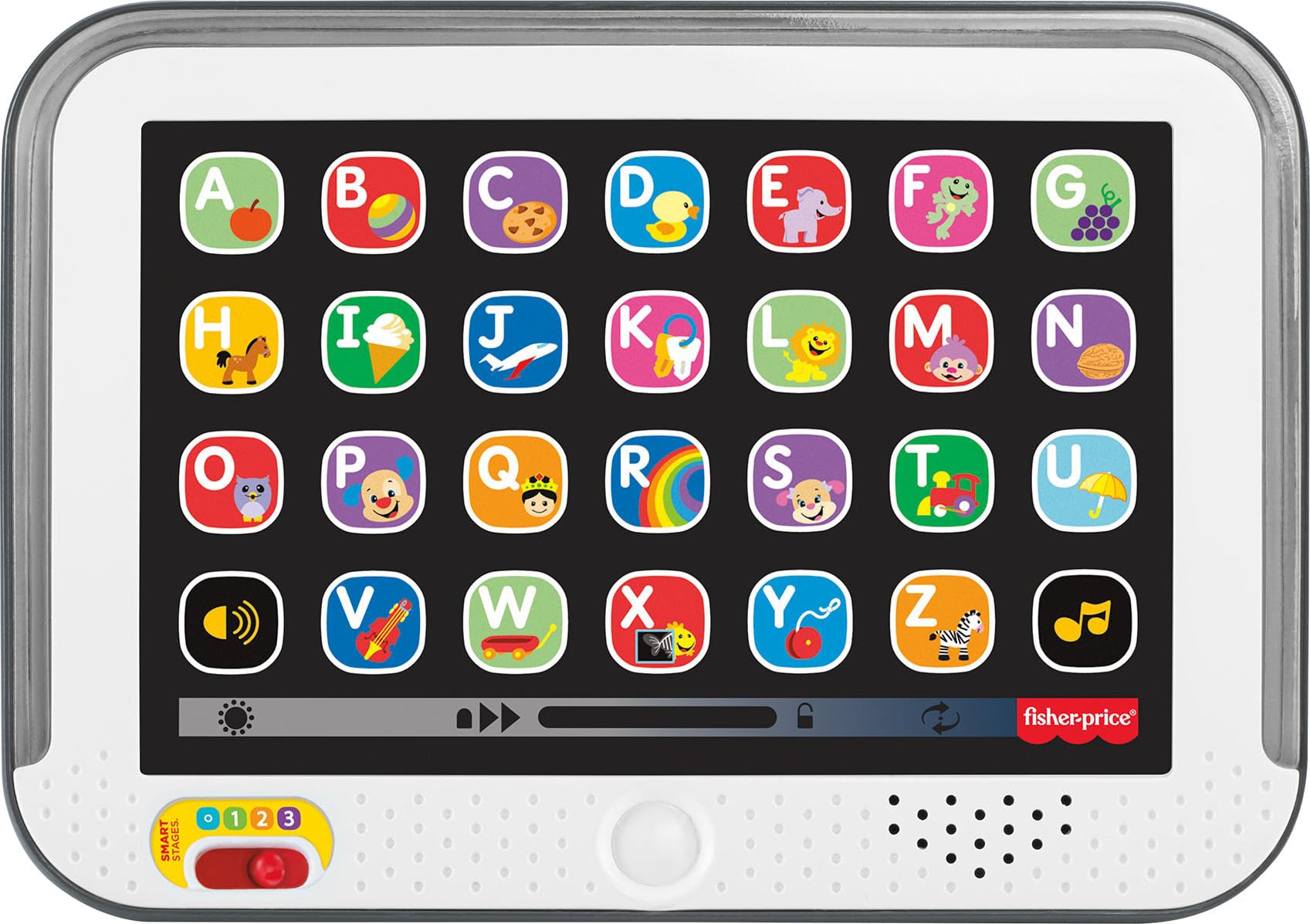 Toddler Learning Toy Laugh & Learn Smart Stages Tablet Pretend Computer with Music & Lights for Kids Ages 1+ Years