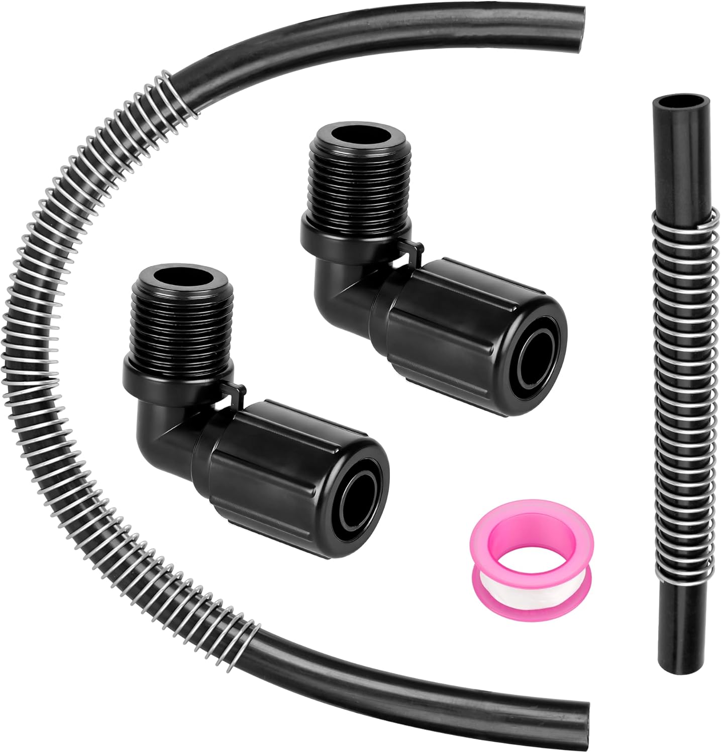 Pool Chlorinator Hose R172091 R172253Z for Pentair Rainbow 320 Parts Chlorinator Tubing Replacement, with 1/2 Inch 90 Degree NPT Tube Fitting R172272