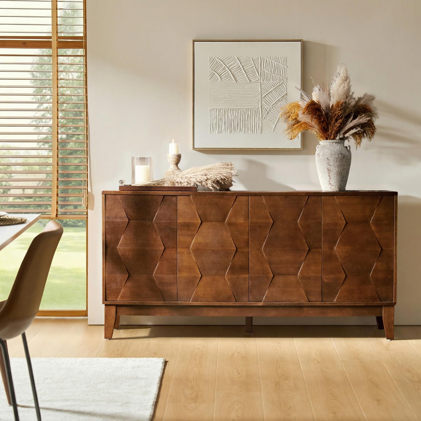 HULALA HOME Mid Century Sideboard