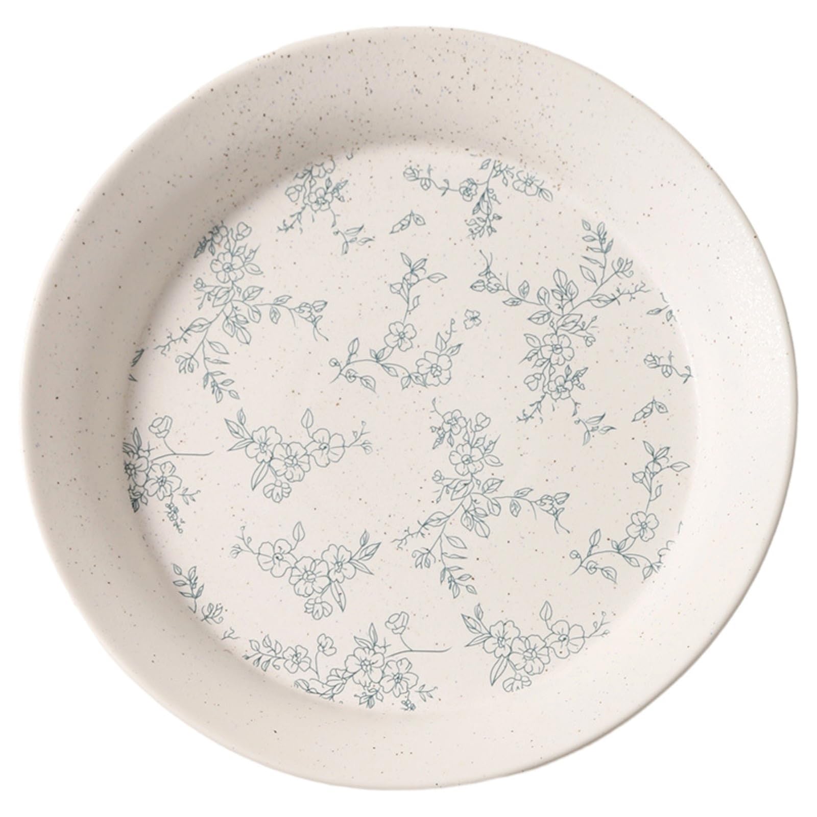 Piatto fondo in ceramica fiore semplice