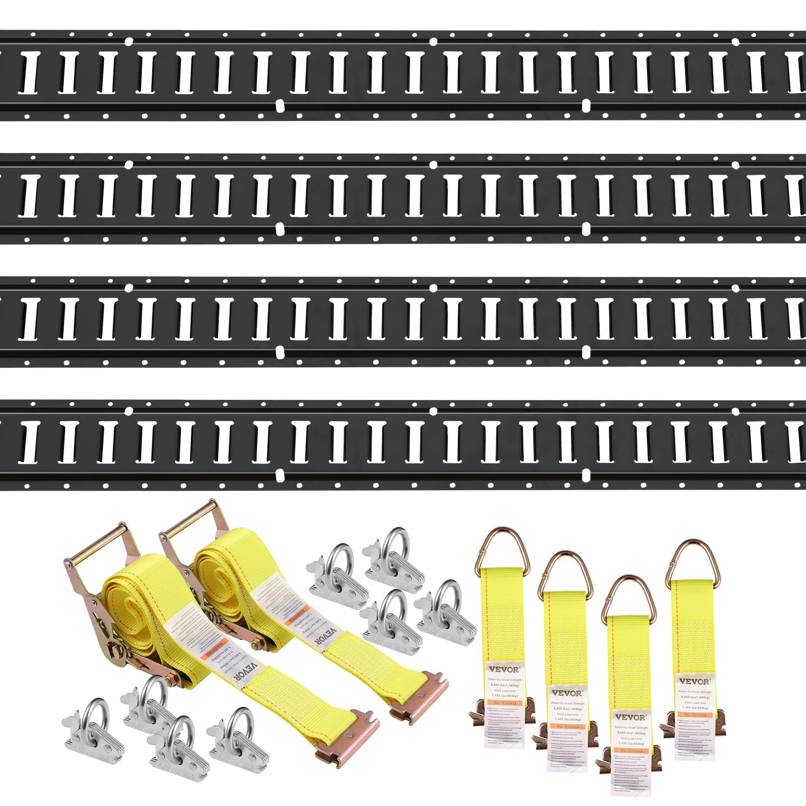 VEVOR 5ft E Track Tie-Down Rail Kit