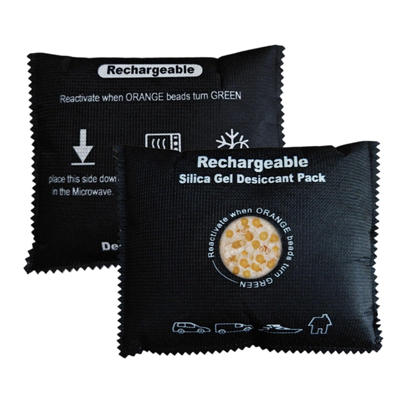 Sac déshumidificateur de voiture réutilisable pour pare-brise, absorbeur d'humidité compact pour véhicule de voiture et caravanes pour éviter l'humidité, la condensation (8, bleu)