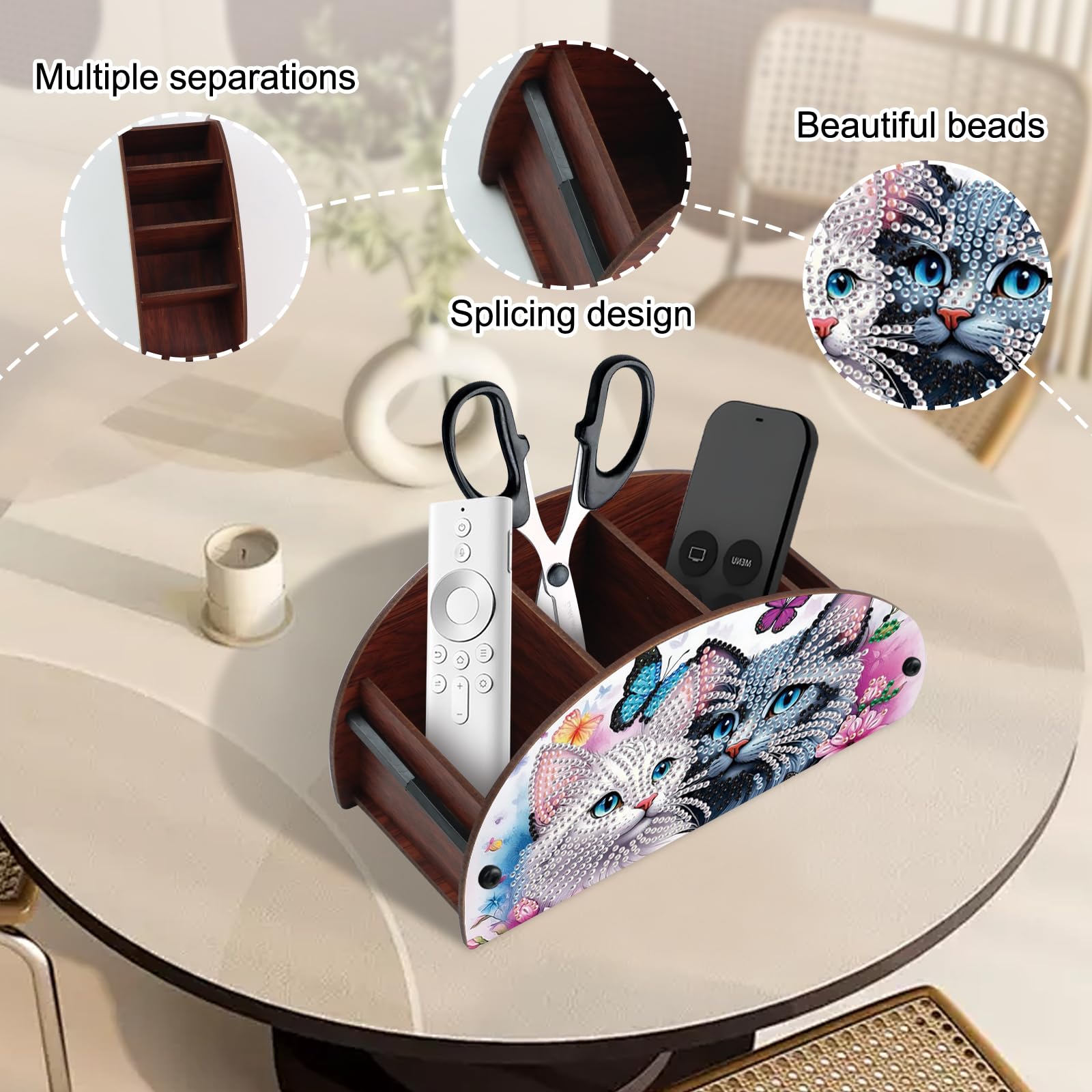 Cikonielf Boîte De Rangement En Verre Boîte De Rangement Cosmétique D