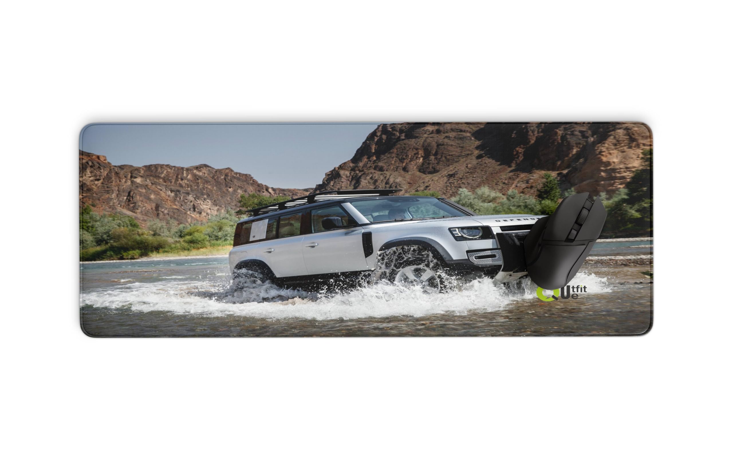 Land Rover Defender- Stitched Edge Mousepad – Non-Slip Rubber Base, Smooth Surface, Durable Anti-Fray Design – Ideal for Gaming, Office & Home Use (CP21)-image-6