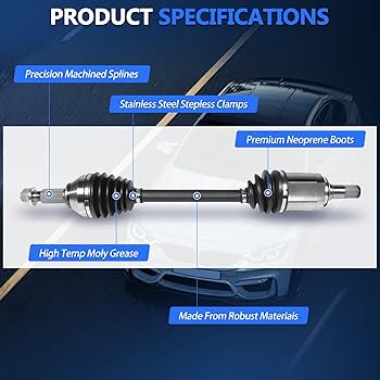 Amazon.com: Maxfavor CV Axle Front FWD Replacement for