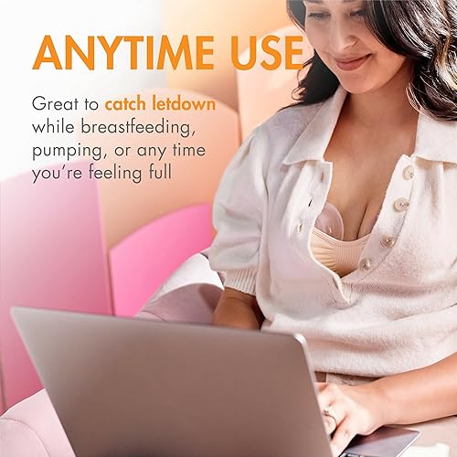 Miniatura 6 de Boon TROVE Silicone Manual Breast Pump with Travel Pouch - Hands Free Breast Pump - Passive Breast Milk Collector Shell for Newborns - Breastfeeding