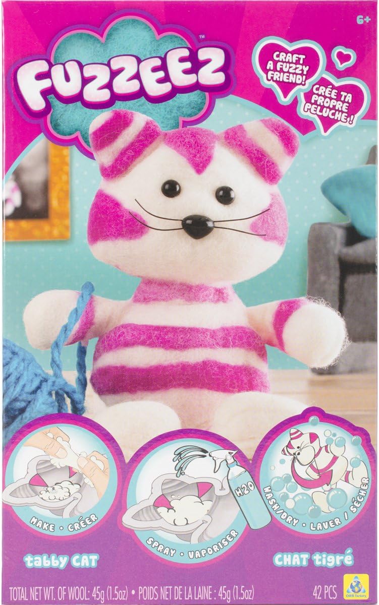 The Orb Factory Fuzzeez Cat