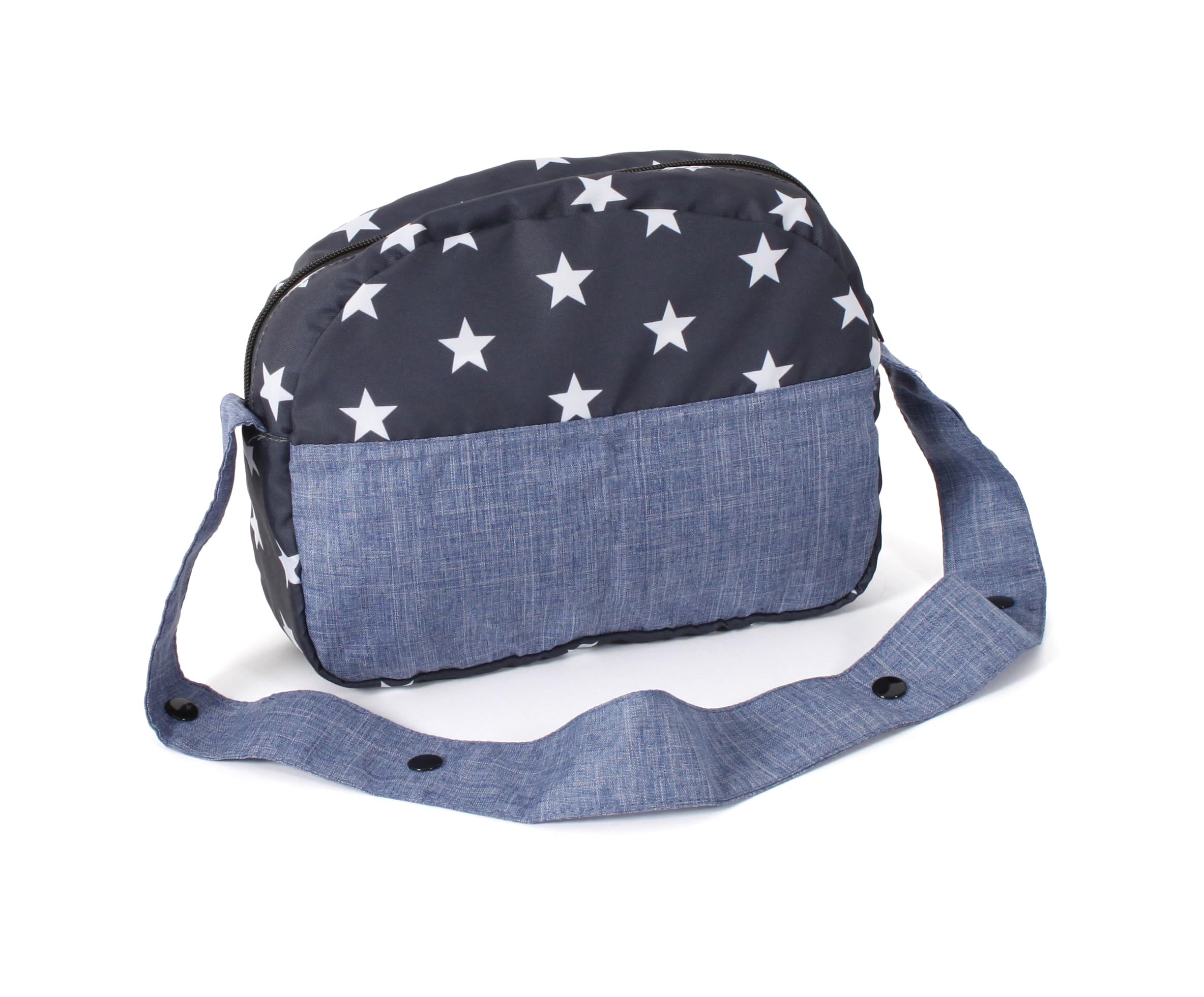 Bayer Chic 2000 853-51 Changing Bag for Dolls, Doll Changing Bag, Doll Accessories, Doll Bag, Stars Navy