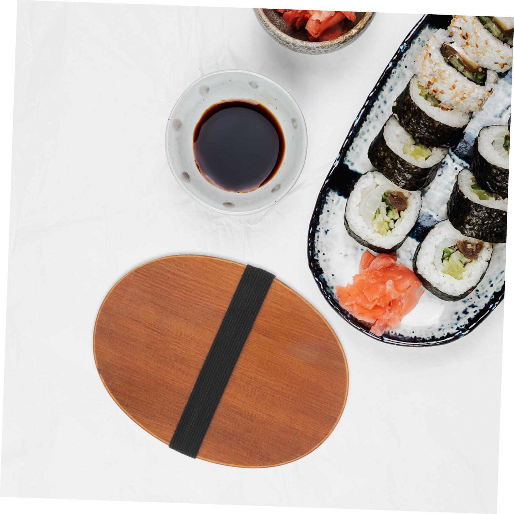 Boîte à Bento en Bois Portable Couvercle Scellé, Boîte à Lunch Japonaise
