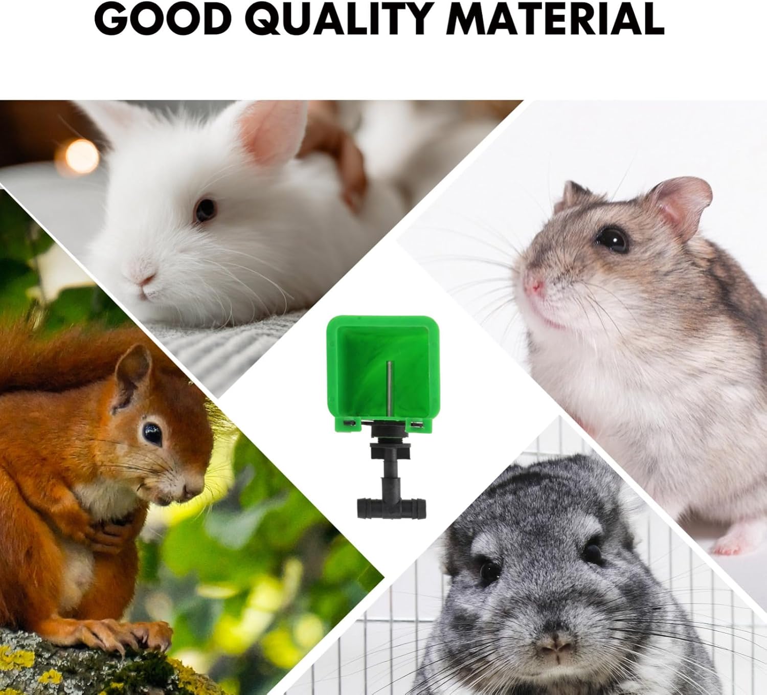 LIOOBO 10pc Automatic Water Dispenser Poultry Water Dispenser Chicken Feeder Animal Feeder Pet Bowl