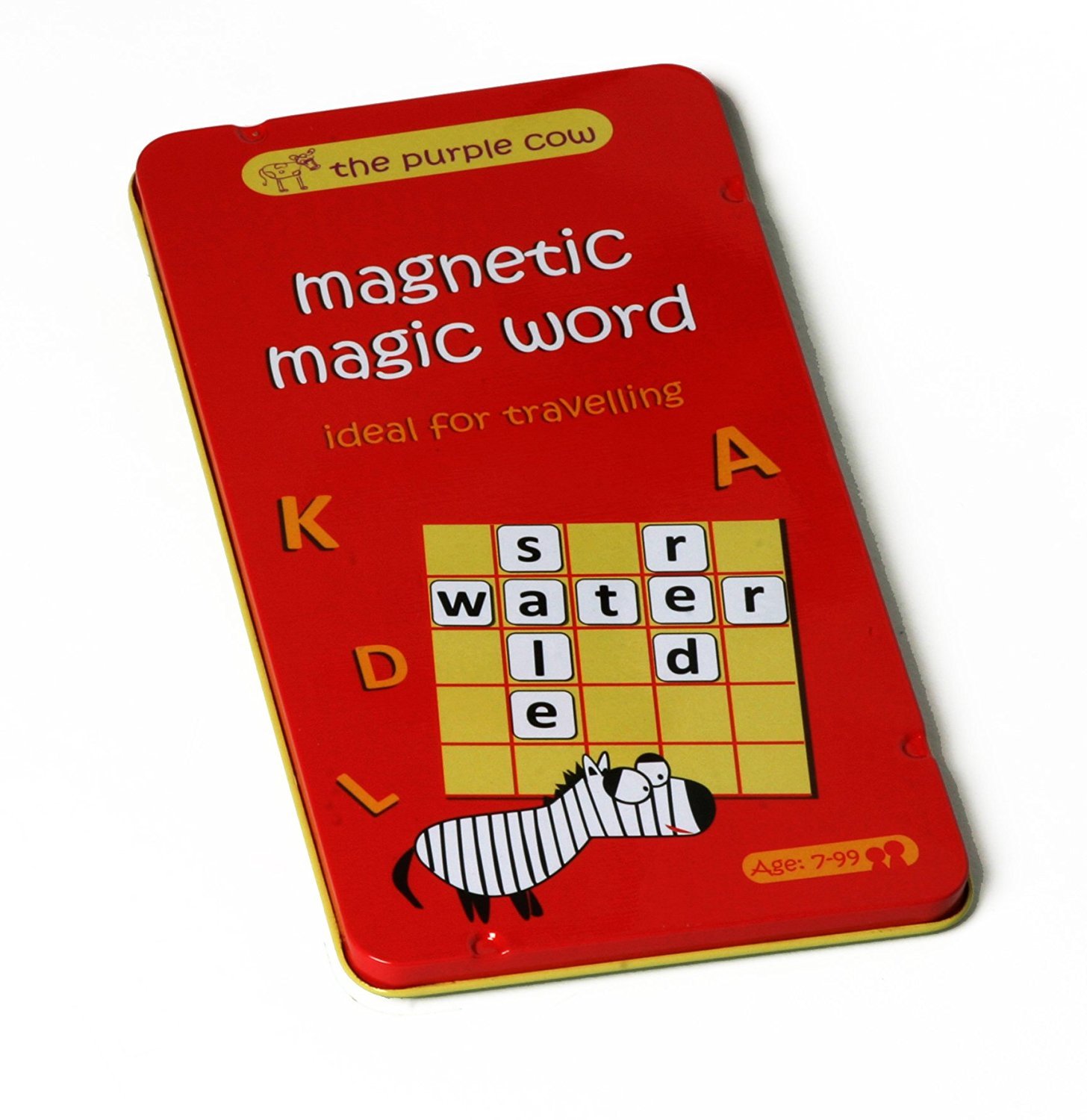 The Purple Cow- Magic Word Game with Magnetic Board. For kids and adults. Great for learning new words from dictionary.