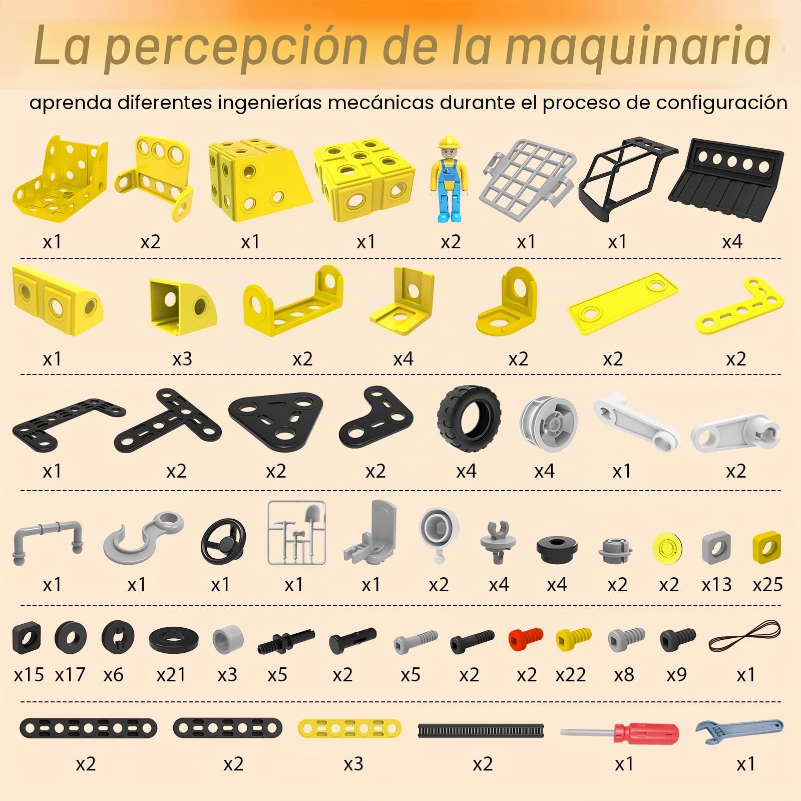 HOMETTER Juguete de construcción para niños de 5, 6, 7, 8+ años, regalo, 6 en 1 juguete de ingeniería, juguete educativo STEM, kit de construcción educativa