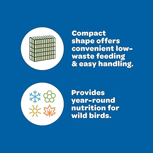 Miniatura 4 de Kaytee Wild Bird - Pastel de semillas gourmet para cardenales, gallineros, juncos, tíratos, pájaros carpinteros y más, 2 libras