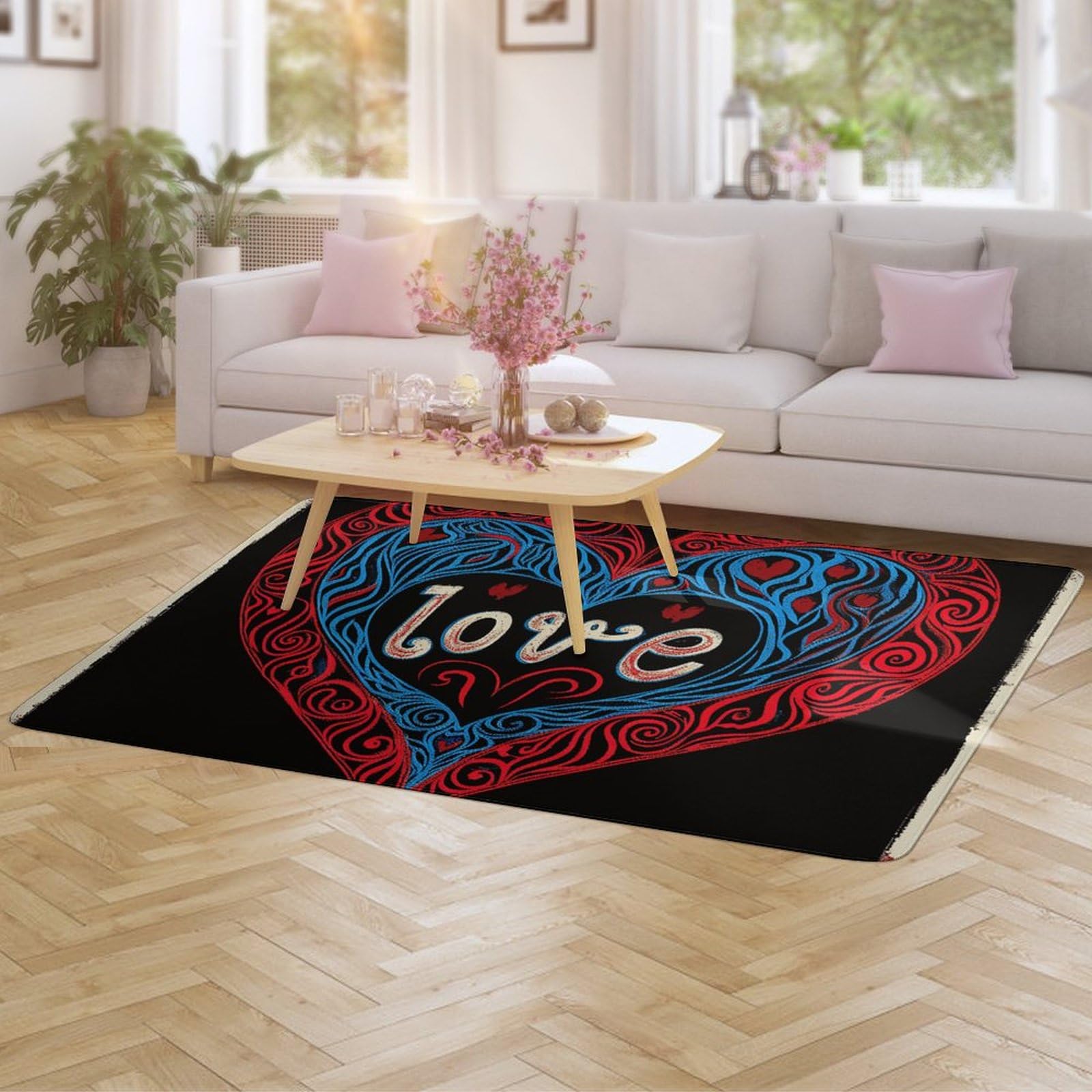 ラグ・カーペット the Apartment blue Lottery Rug sepia ラグ