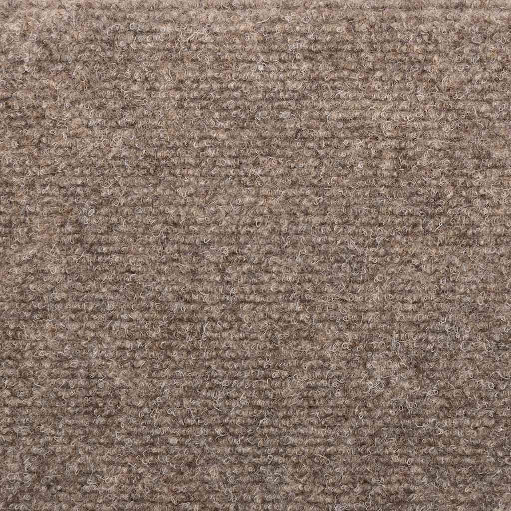 Lot de 20 tapis d'escalier autocollants - 65 x 21 x 4 cm - Beige - Semi-circulaires - Antidérapant - Avec protection contre les marches et le bruit - Pour escalier en bois, escalier en pierre
