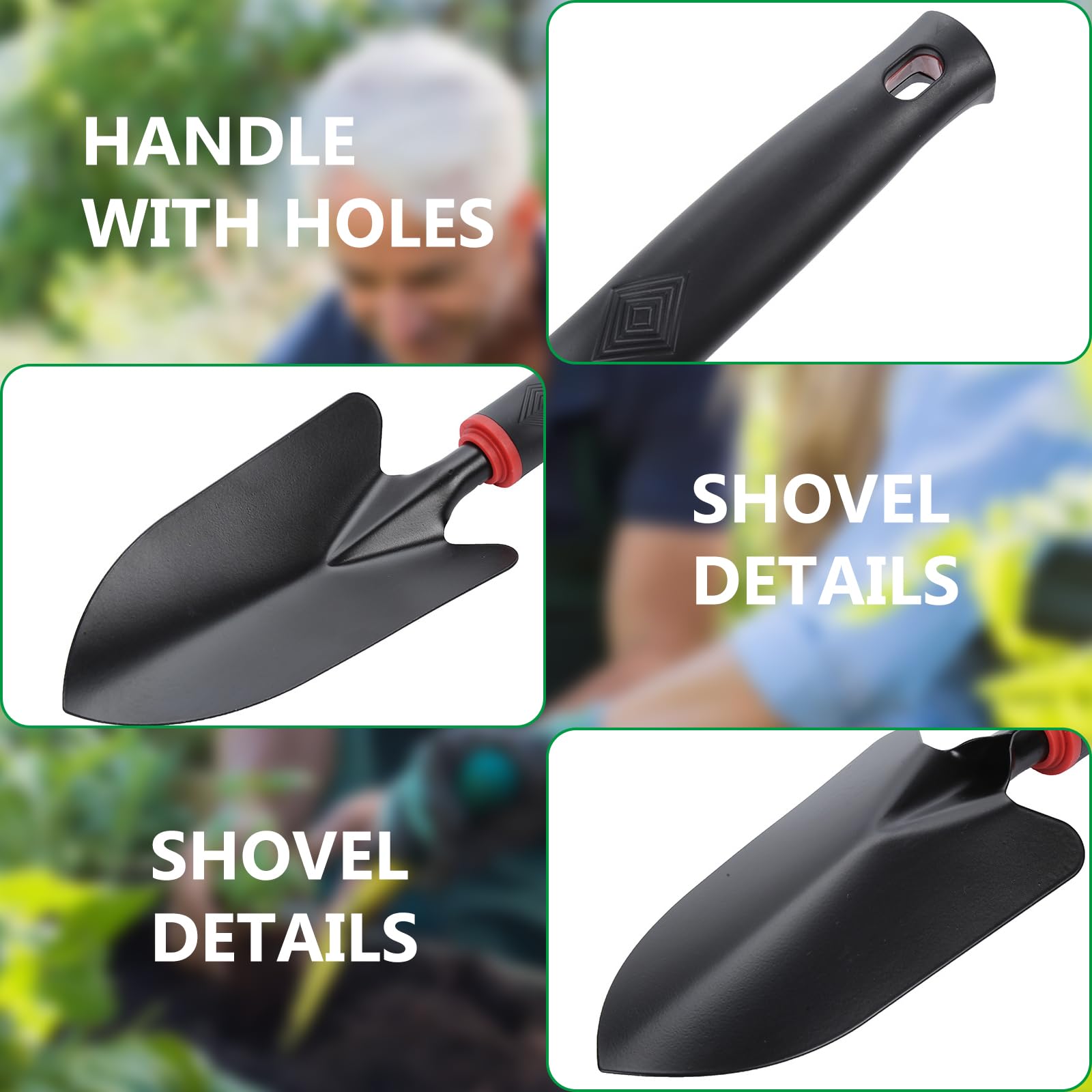 Juego De Herramientas De Jardín,9 PCS Herramientas De Jardinería,Conjunto De Herramientas De Jardín,Herramienta De Jardinería para Jardinería,Plantación,Flores