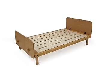 HOPPLキッズベッド 120x70x45 シーグリーン ベッドガード1枚付き 子供部屋インテリア HOPPL キッズベッド 70x120cmの通販情報