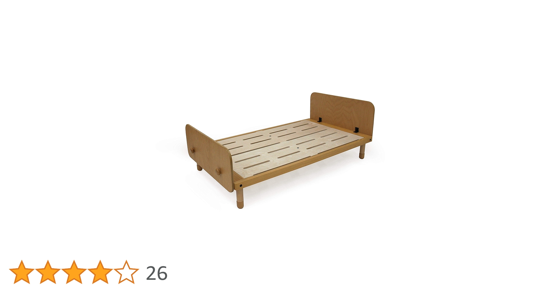 【美品】HOPPLキッズベッド 120x70x45 HOPPL TOWN / キッズベッド