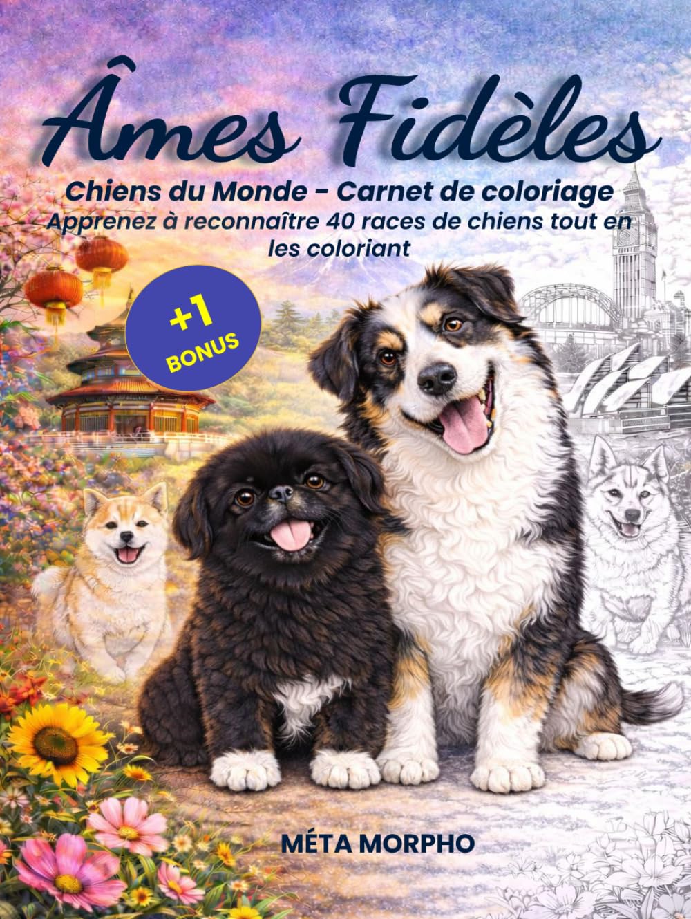 Âmes Fidèles - Chiens du Monde: Carnet de coloriage