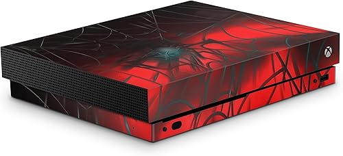Miniatura 4 de Calcomanía para consola Xbox ONE X Spider + 2 fundas de controlador y