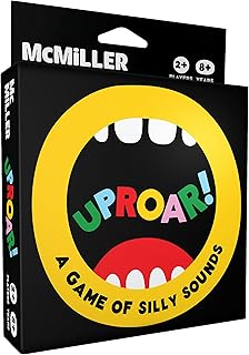 UpRoar! The Card Game of Silly Sounds - Plastic-Free Family Fun Games for Kids, Teens, and Adults, 2+ Players, Ages 7+, Eco, for Party, Birthday, Thanksgiving, Family Game Night, Christmas, Travel.
