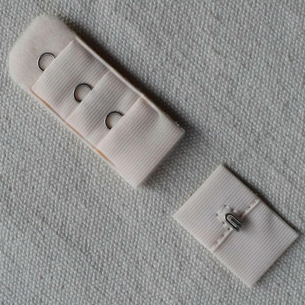 LIUXIN 1-Hooks 20mm Wide,Bra Hook and Eye Bra Strap Sew-in Fasteners,Bra hook and eye extender bra buckle