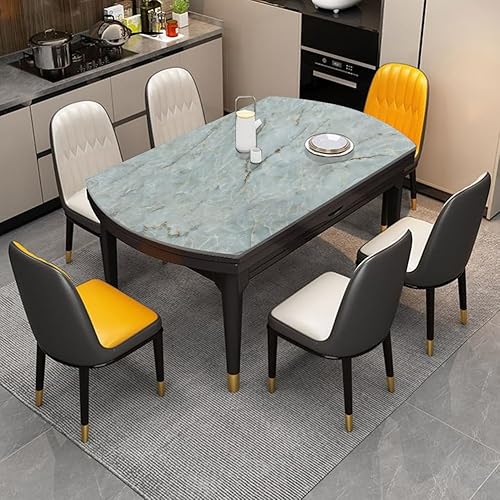 Miniatura 5 de Yancorp Papel de contacto verde y blanco extraíble, encimeras de despegar y pegar, papel tapiz de mármol impermeable, autoadhesivo para despegar y