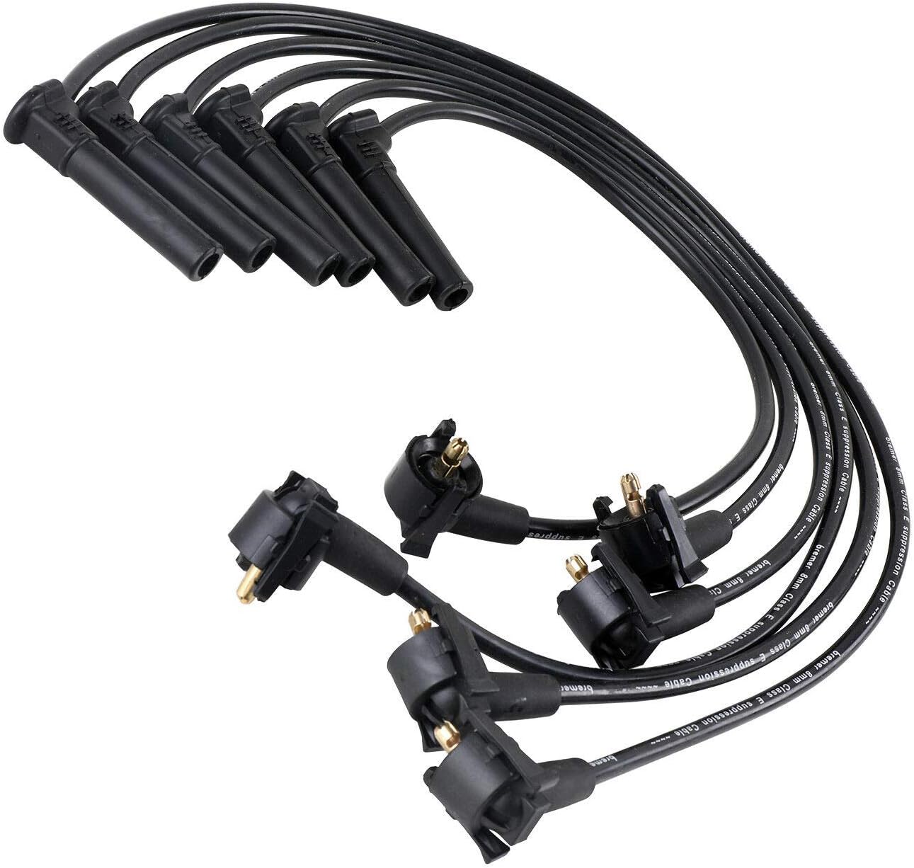 Ignition Spark Plug Wires 6pc Set 8mm ST-6114 for 2001-2011 Ranger 4.0L for 2001-2008 Mazda B4000 for 2001-2003 Ford Explorer