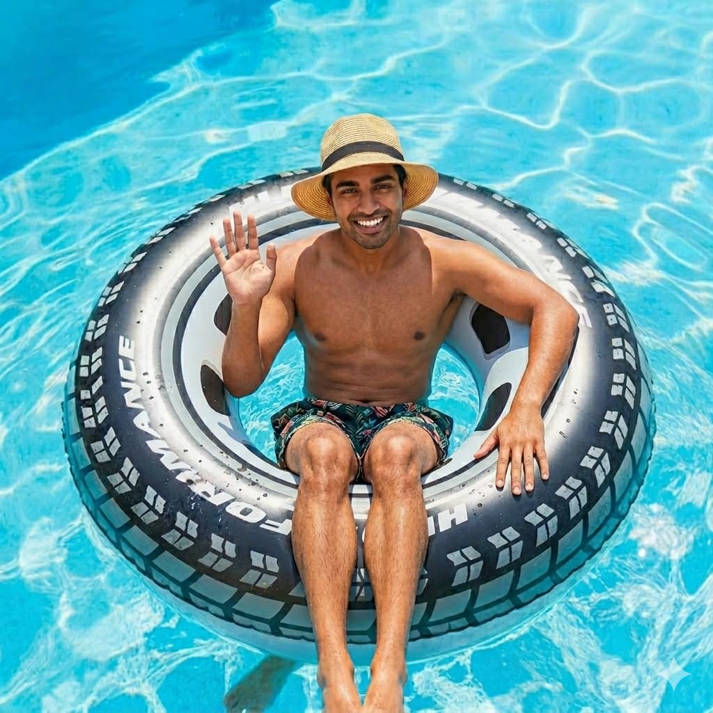 Toy Imagine Baby Pool Float with Canopy & Sunshade, Inflatable Infant Swim Ring for Babies & Toddlers, Kids Swim Float Boat for Pool & Outdoor Water Play, 6–36 Months (71 × 56 cm) — Amazon image 17