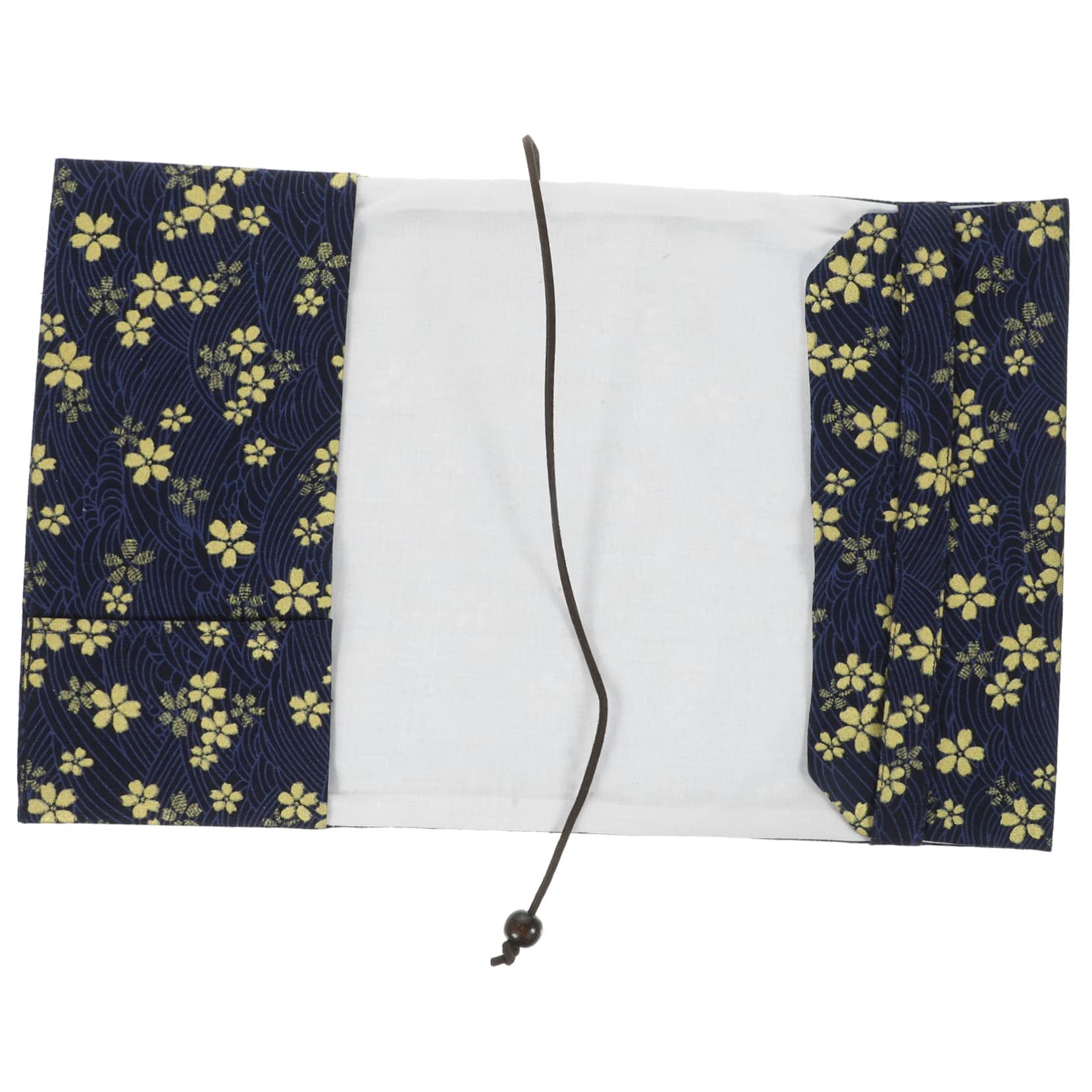 NUOBESTY 4pièces Housse De Tissu Pour Carnet Étui Décoratif Fait Main Couverture Ajustable Pour Protège-cahiers Et