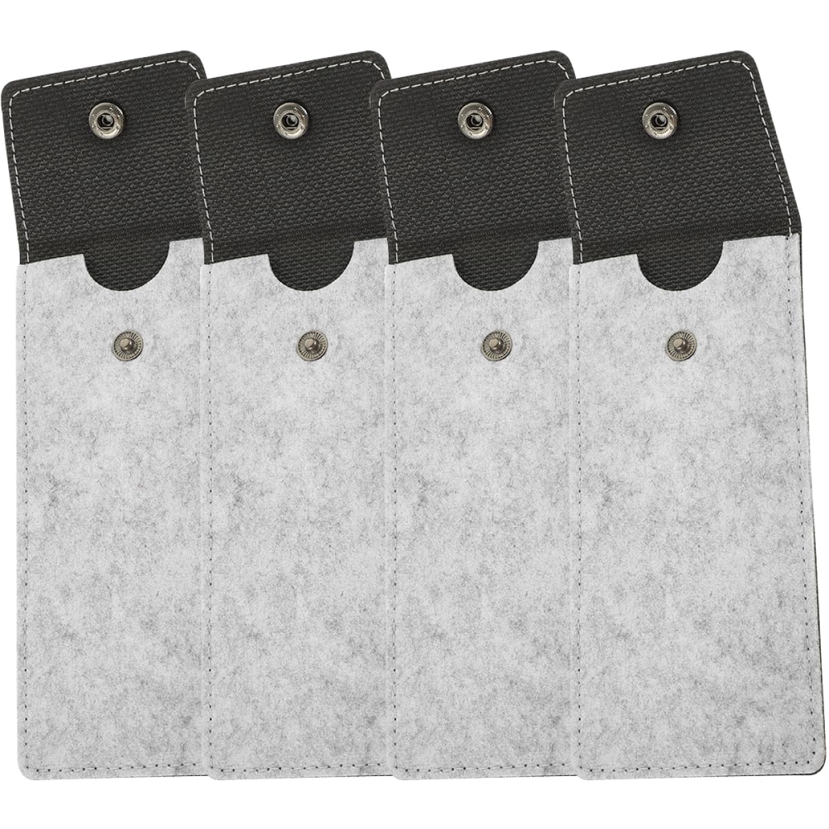 Astuccio in Feltro Portamonete Netto Custodia Per Occhiali Pappagallino Esposizione Di Occhiali Forniture Regolabile Fibbie Lega Di Alluminio Light Grey