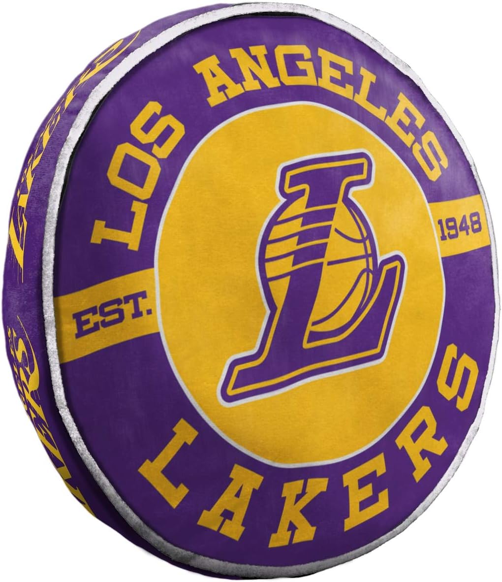 Northwest NBA Los Angeles Lakers Cloud to Go StylePillow, Team Colors, One Size